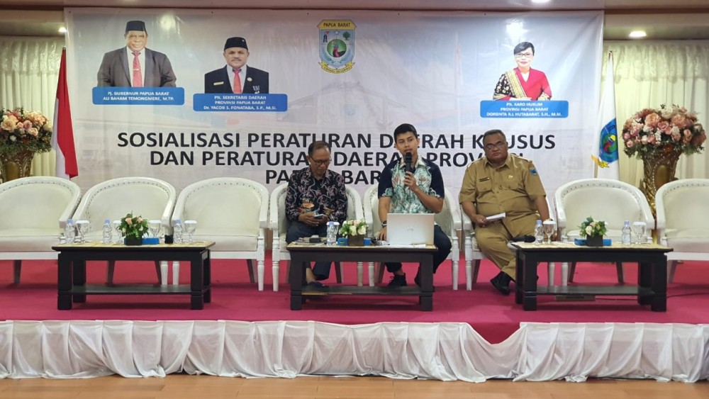 Sosialisasi Perdasus Perdasi Papua Barat Tahun 2023